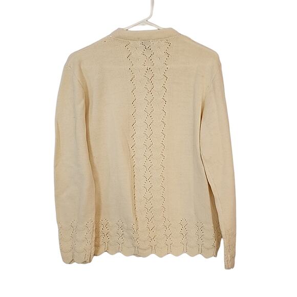 Wintuk Ivory Knit Sweater/Cardigan - Picture 6 of 8